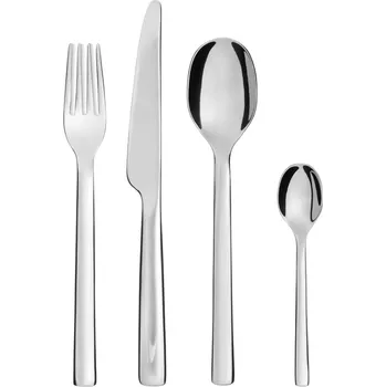 Příbor Sada příborů OVALE Alessi 24 ks stříbrné
