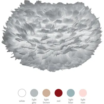 Umage Umage Eos medium péřové stínítko pro sestavení závěsného, nástěnného, stolního nebo stojacího svítidla Barevná úprava: světle růžová