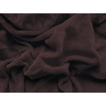 Prostěradlo XPOSE® Dětské mikroplyšové prostěradlo Exclusive 60x120 cm hnědé