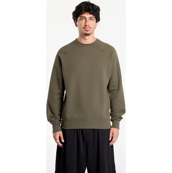 Pánská mikina Mikina Nike x NOCTA Men's Fleece CS Crew Cargo Khaki/ Team Red XS