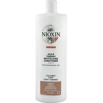 Vlasová regenerace Nioxin Revitalizér pokožky pro jemné barvené mírně řídnoucí vlasy 3D System 3 Color Safe (Scalp Therapy Revitalizing Conditioner) 1000 ml + 2 měsíce na vrácení zboží
