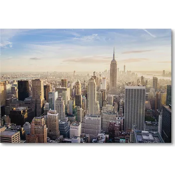 Obraz Obraz na plátně NEW YORK PŘI ZÁPADU SLUNCE 30 x 20 cm