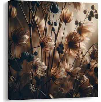 Obraz Dovido Obraz luční květy v hnědém světle