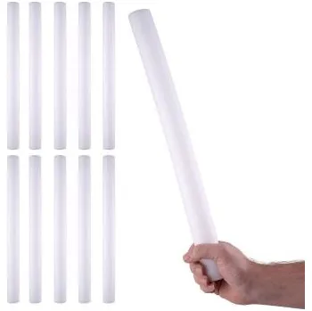 Balónek Párty LED pěnová tyč se světlem - růžová - 47 cm - 10 ks