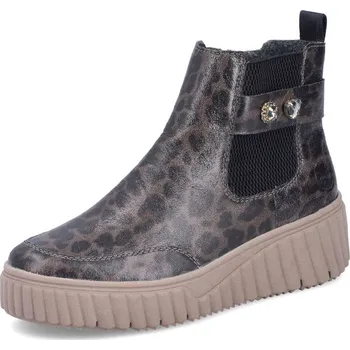 Dámské kozačky Dámská kotníková obuv RIEKER N2556-42 šedá W5 41