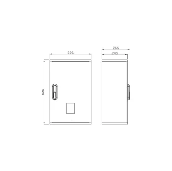 Rozvaděč Plastový přípojkový rozváděč SS300/NVE1P 038011 Esta