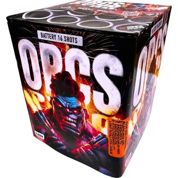 Zábavní pyrotechnika Kompaktní ohňostroj ORCS PYRO 16 ran 30mm