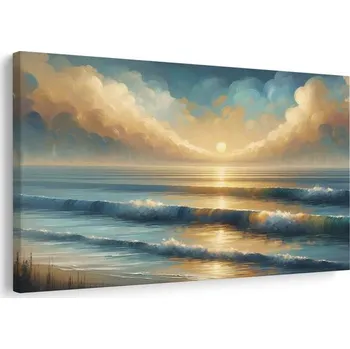 Obraz Dovido Obraz zlatý východ nad mořem