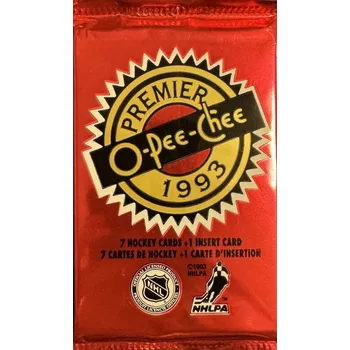 Sběratelská karetní hra 1992-93 O-Pee-Chee Premier Balíček