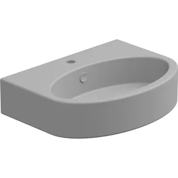 Umyvadlo Umyvadlo Like 60BW keramické, perla matná, 60x44 cm, LKLAVBW60033