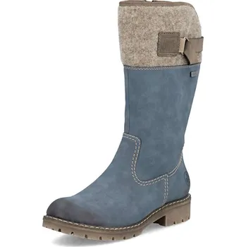 Dámské kozačky Dámské kozačky RIEKER Y9190-12 modrá W5 38