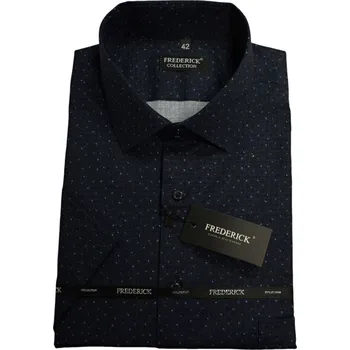 Pánská košile Pánská košile s krátkým rukávem - střih REGULAR- vzor F892 - 42