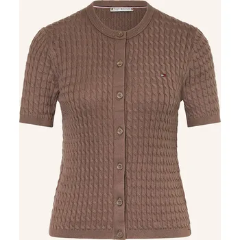 Dámský svetr Tommy Hilfiger Dámský Pletený Kardigan, tmavě hnědá, 40