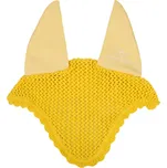 Háčkovaná čabraka s elastickými oušky Equestro Barva: žlutá, Velikost: FULL