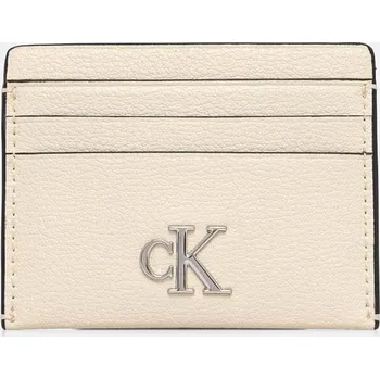 Peněženka Pouzdro na karty Calvin Klein Jeans K60K612746 béžová 01X, vel. ONE SIZE