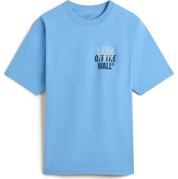 Pánské tričko Tričko Vans METAL WALL WASH SS Tranquil Blue velikost M