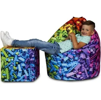 Sedací pytel Sedací vak Sako Modern polyester TiaHome Rakety