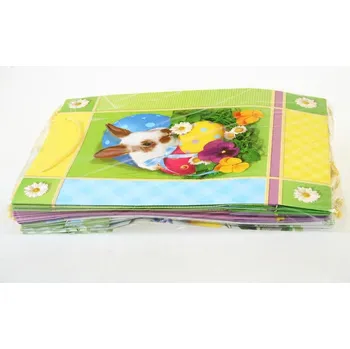 Obraz VELIKONOČNÍ TAŠKA na DÁREK dekorativní MERIGRAF lakované TAŠKY 10 Ks