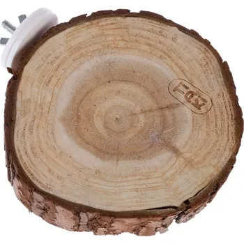 TIAKI dřevěná plošina s kůrou, kulatá cca Ø10cm pro malá zvířata