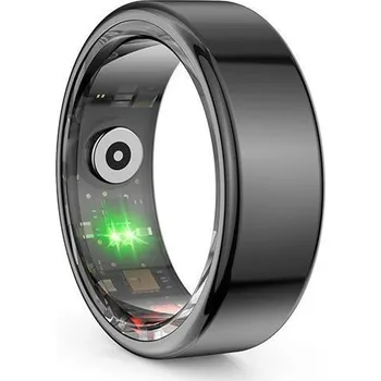 chytrý prsten Smart RING černý, měř.stresu, srdeč.tepu, monitoring spánku