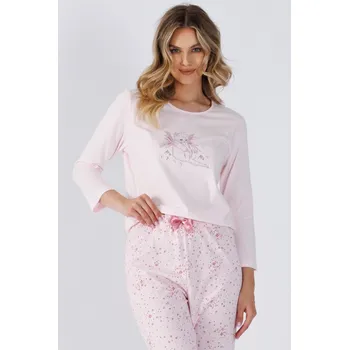 Dámské noční prádlo JAKS Dámské pyžamo světle růžové Timi Velikost: XL