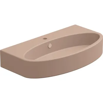 Umyvadlo Like 80BW keramické, cipria matná, 80x44 cm, LKLAVBW80032