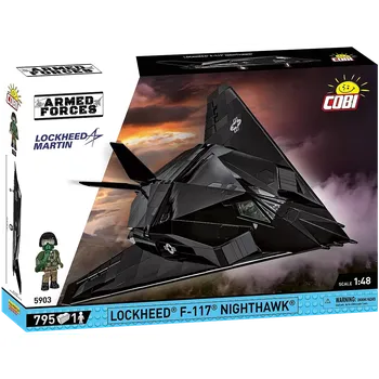 Stavebnice COBI Americký útočný letoun Lockheed F-117® Nighthawk COBI 5903 - Armed Forces 1:48