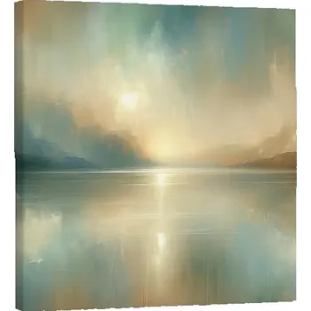 Obraz Dovido Obraz jemné tóny přírody u jezera