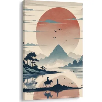 Obraz Dovido Obraz samuraj a hory