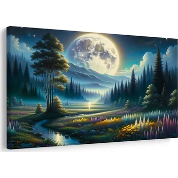 Obraz Dovido Obraz magické údolí při svitu měsíce