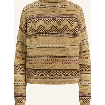 Dámský svetr Lauren Ralph Lauren Dámský Svetr Se Lnem, béžová / hnědá, 38