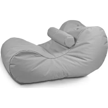 Sedací pytel Sedací vak Lehátko XL polyester TiaHome šedá