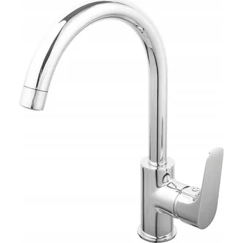 Vodovodní baterie Kuchyňská stojánková baterie Ferro Tiga stříbrná