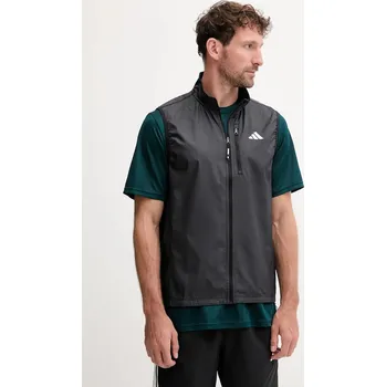 Dámská vesta Sportovní vesta adidas Performance Own The Run černá barva, přechodná, IN1493 99X, vel. XL