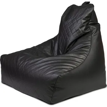 Sedací pytel Sedací vak Keiko M Caro ekokůže TiaHome Modrá