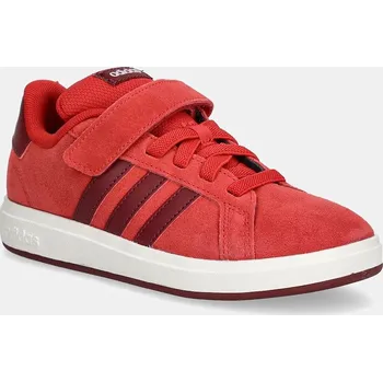 Chlapecká obuv Dětské semišové tenisky adidas GRAND COURT 00s JQ5653 červená 33X, EUR 30