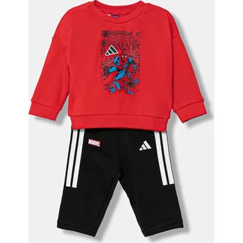 Dětská tepláková souprava adidas Marvel červená barva, JV7371 33X, vel. 68
