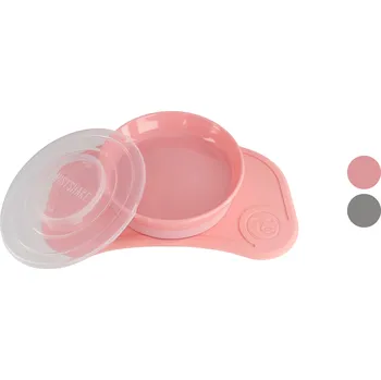 Talíř Twistshake Sada mini talíře, podložky a víčka