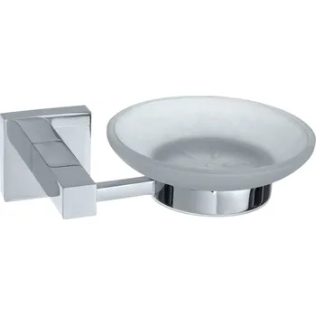 Mýdlenka WENKO Mýdlenka BEZ VRTÁNÍ PowerLoc SAN REMO kovově lesklá 5x16x12 cm