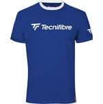Dámské tričko Tecnifibre Women Cotton Tee Modrý (L)