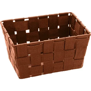 Úložný box WENKO Úložný box dlouhý ADRIA hnědý 14x9x19 cm