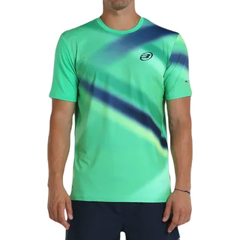 Pánské tričko Pánské tričko Bullpadel Mismo - verde vibrante Zelený (S)