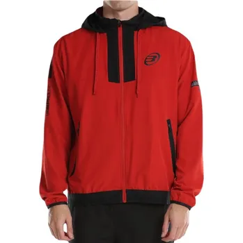 Pánská mikina Pánská tenisová mikina Bullpadel Olete - paprica Červený (S)