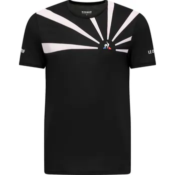 Pánské tričko Pánské tričko Le Coq Sportif TENNIS Tee SS 20 No.2 M - black Černý (S)