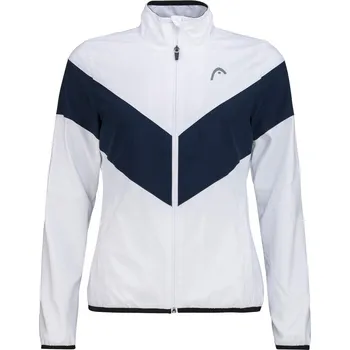 Dámská mikina Dámská tenisová mikina Head Club 22 Jacket W - white/dark blue Bílý (L)