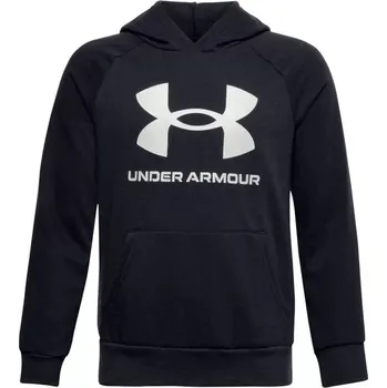 Chlapecká mikina Chlapecká mikina Under Armour Rival Fleece - black/onyx white Černý (XL)