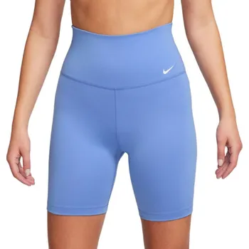 Dámské kraťasy Dámské tenisové kraťasy Nike Dri-Fit High-Rise 7in Shorts - polar/white Modrý (XS)