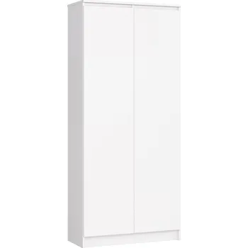 Policová skříň AKORD CLP R80 2D 8P bílá