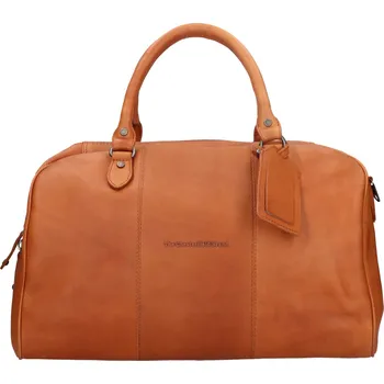 Pánská aktovka Pánská kožená cestovní taška The Chesterfield Brand Liam - koňak