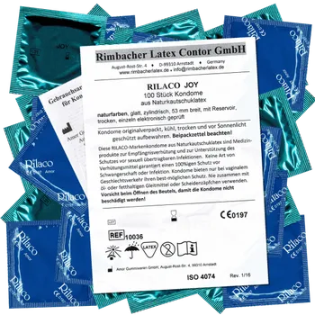 Kondom Rilaco Bulk-Pack: Joy, 100 dry condoms